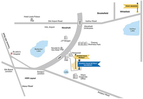  palm-retreat-mayberry-phase-1 Images for Location Plan of Adarsh Palm Retreat Mayberry Phase 1