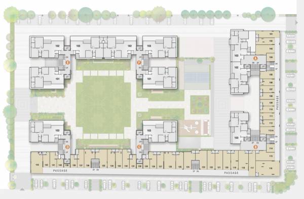  shaligram-square Cluster Plan