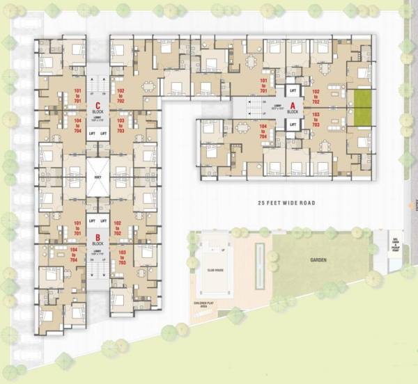 Images for Layout Plan of Satyamev Royal Parisar