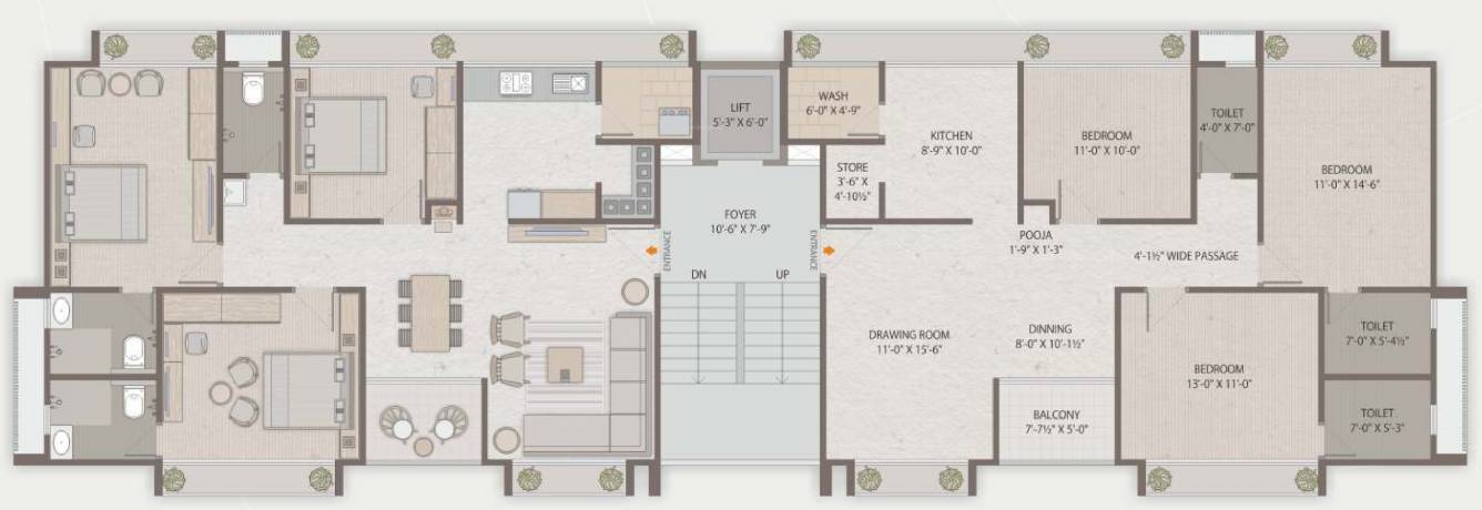 Images for Cluster Plan of Raajpearl Royal