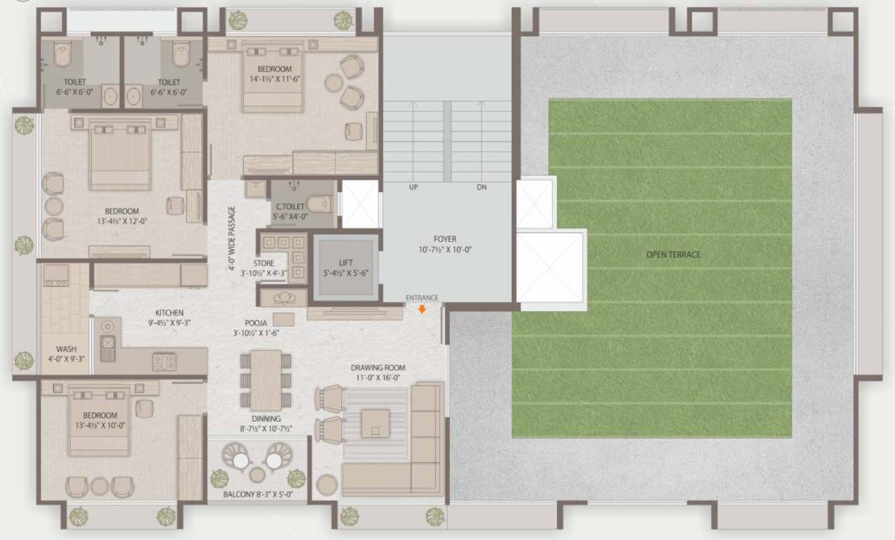 Images for Cluster Plan of Raajpearl Royal