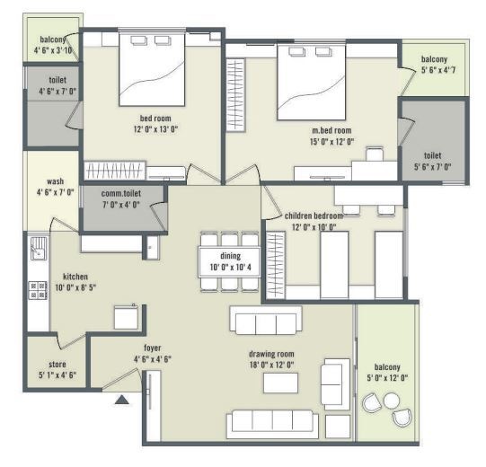  ample Block A Cluster Plan