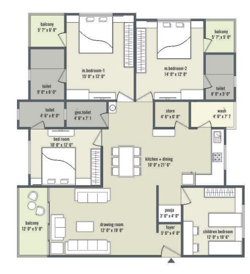  ample Block A Cluster Plan