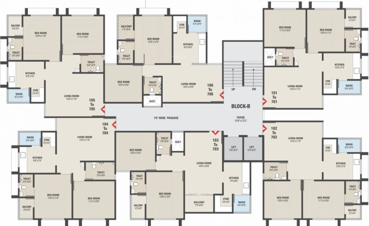 Images for Cluster Plan of Saral Residency
