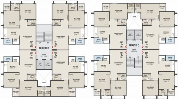 Images for Cluster Plan of Saral Residency