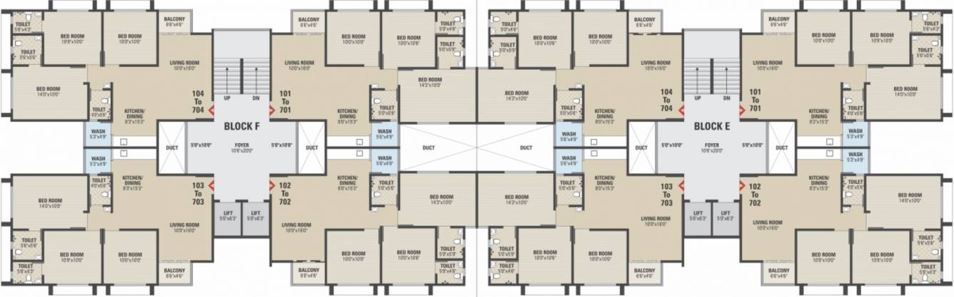 Images for Cluster Plan of Saral Residency