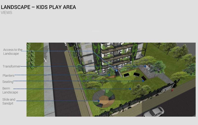  orchard in bloom Children's play area