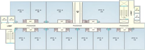 Images for Cluster Plan of Crescent Business Square