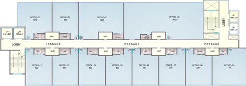 Images for Cluster Plan of Crescent Business Square