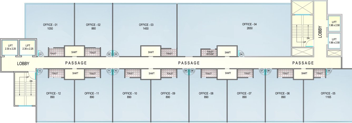 Images for Cluster Plan of Crescent Business Square
