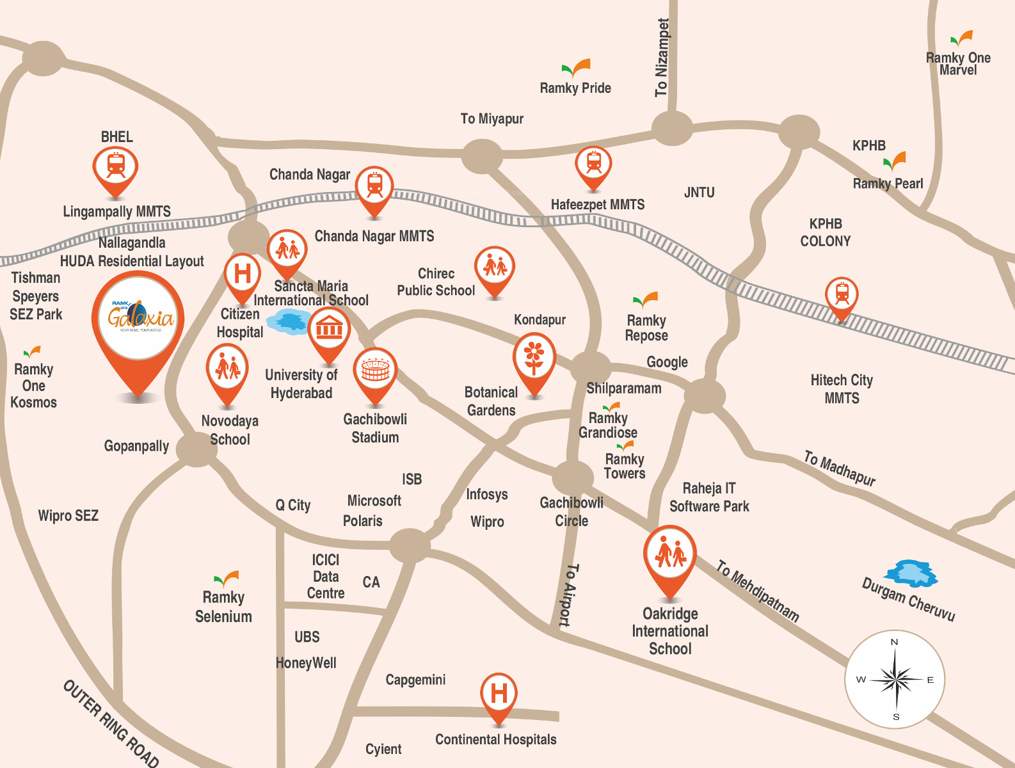Images for Location Plan of Ramky One Galaxia Phase II