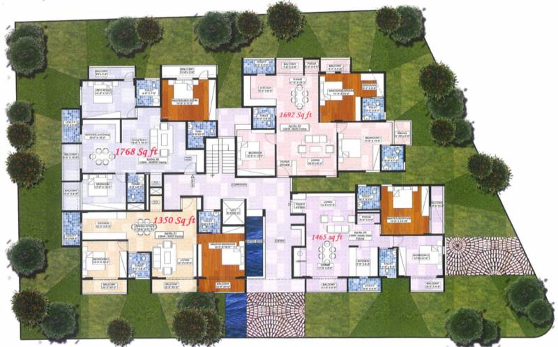 Images for Cluster Plan of Vinayaka Malleshwaram Enclave