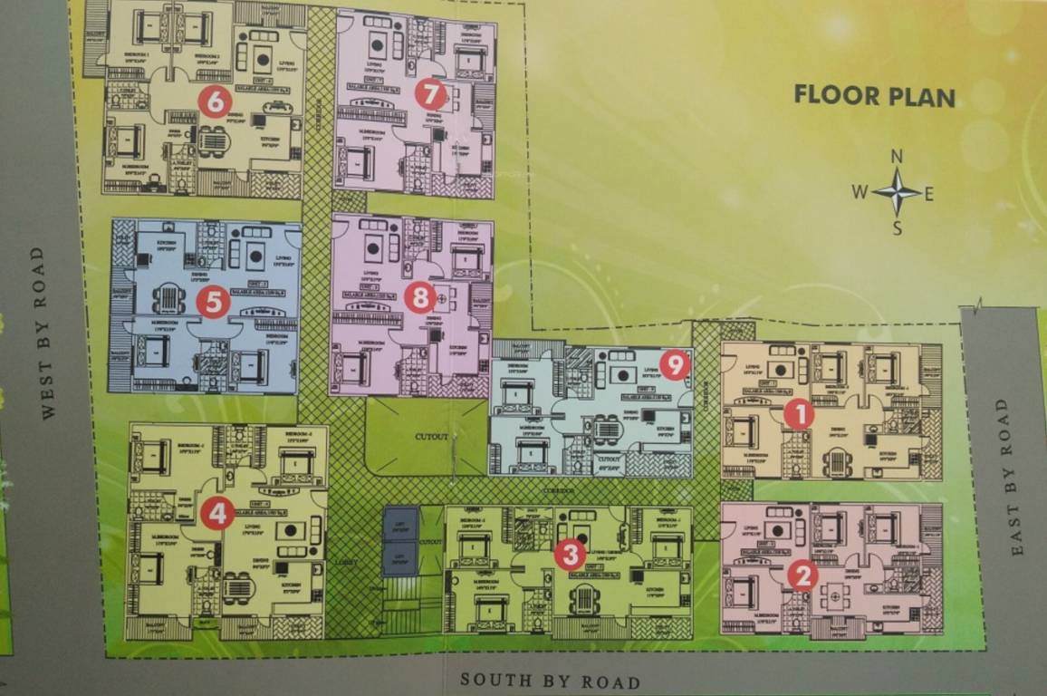 Images for Cluster Plan of Heritage V2 Sneha