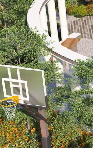  tulips Basketball Court