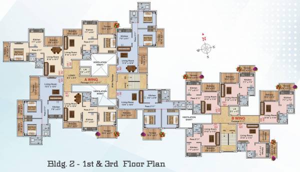  kps-park Building 2 Cluster Plan From 1st To 3rd Floor