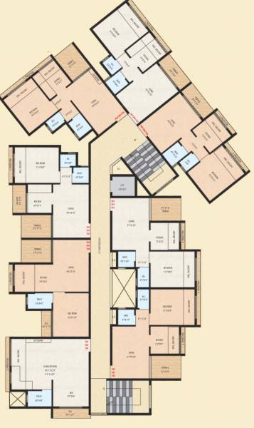  golden-corner Wing A Cluster Plan