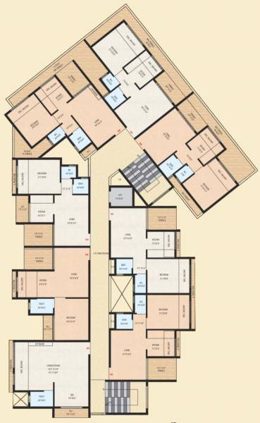  golden-corner Wing A Cluster Plan