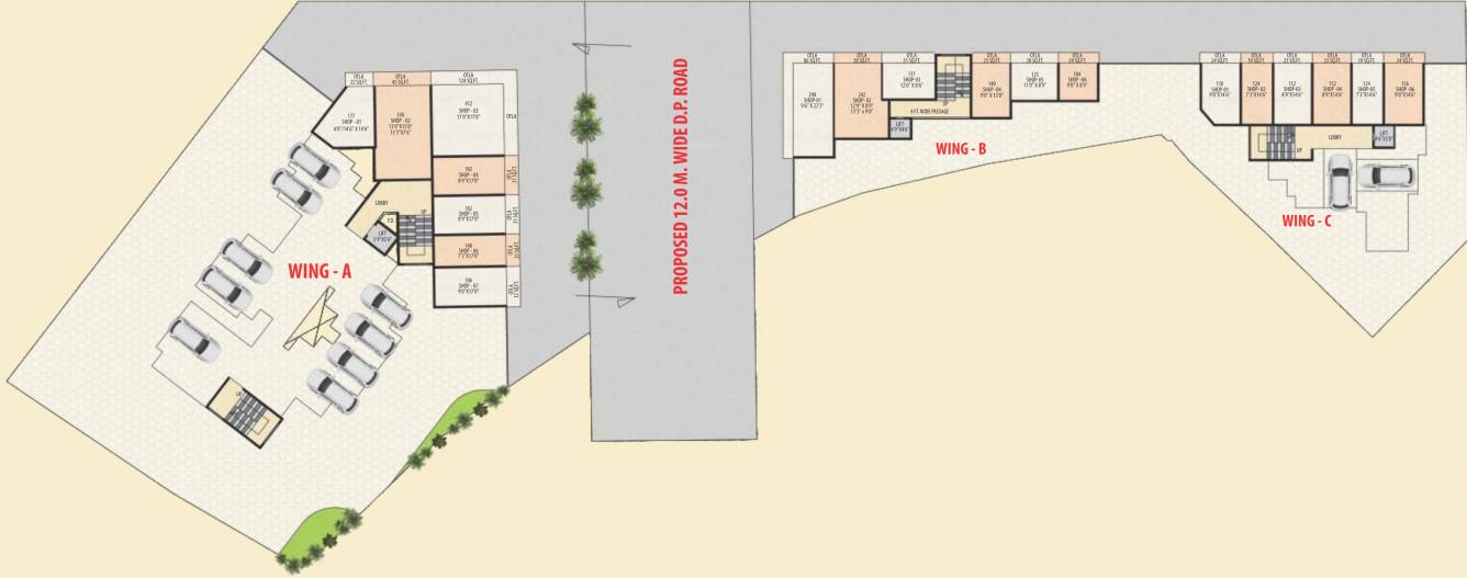  golden corner Layout Plan