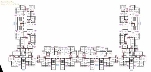  niharika-absolute Niharika Absolute- A Wing Cluster Plan