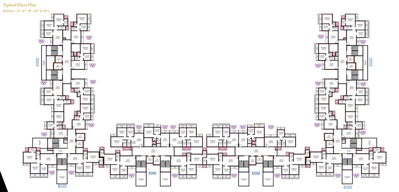  niharika absolute Niharika Absolute  A Wing Cluster Plan