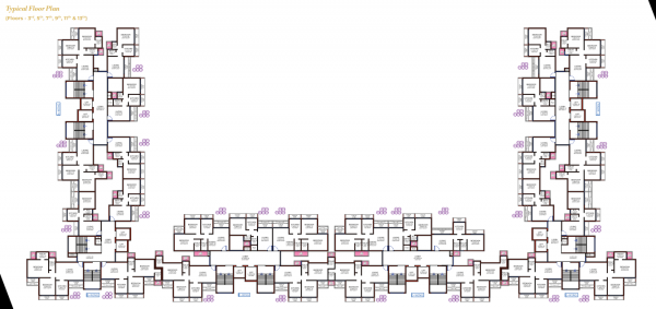  niharika-absolute Niharika Absolute- A Wing Cluster Plan