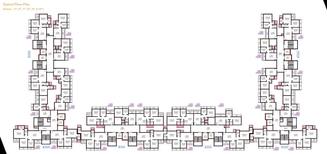  niharika absolute Niharika Absolute  A Wing Cluster Plan