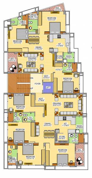Images for Cluster Plan of Shri Parshwa Saniterian Glory