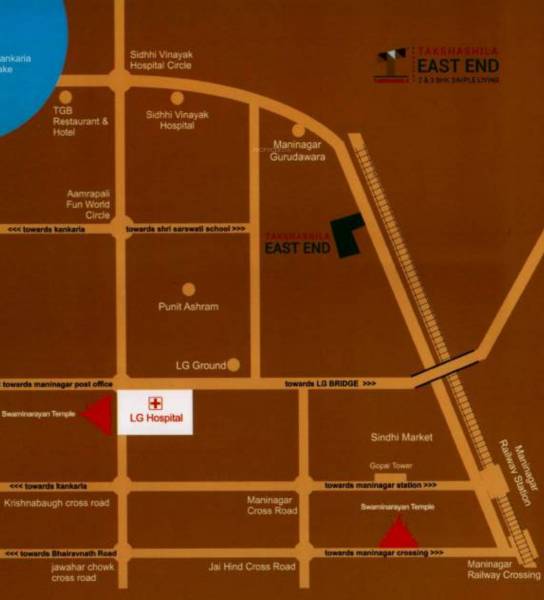 Images for Location Plan of Takshashila East End Block A