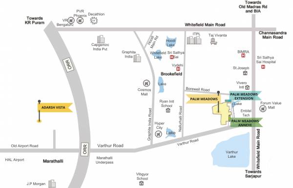 Images for Location Plan of Adarsh Palm Meadows Extension Phase 2