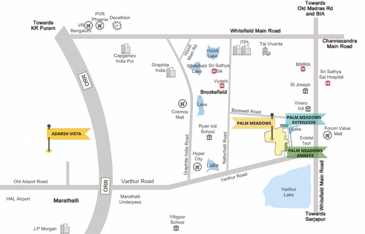 Images for Location Plan of Adarsh Palm Meadows Extension Phase 2