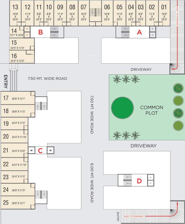 Images for Cluster Plan of Nirman Kesar Orchid Commercial