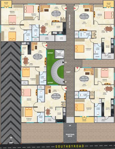 Images for Cluster Plan of 5 Elements Eshwaree Orchids