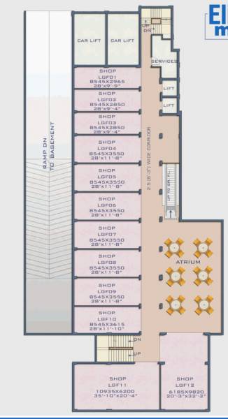  mall Mall Cluster Plan