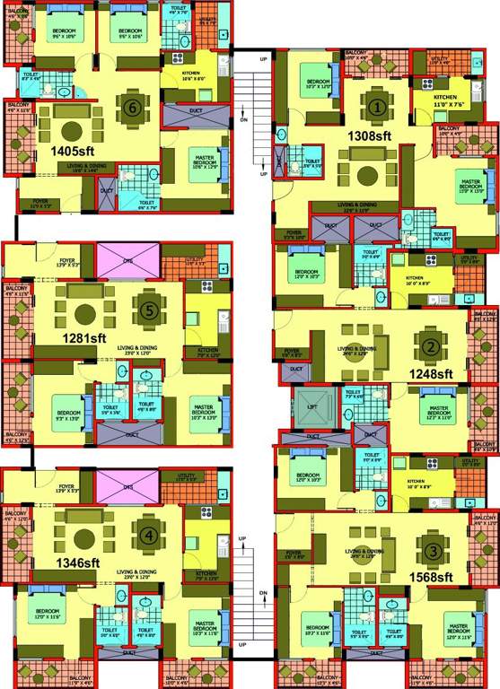 Images for Cluster Plan of Pujitha Orchid
