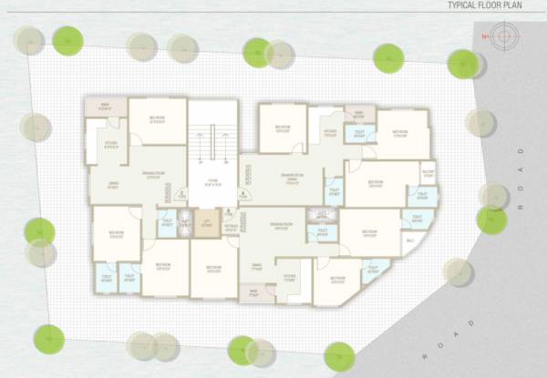  yashodhar-residency Yashodhar Residency Cluster Plan