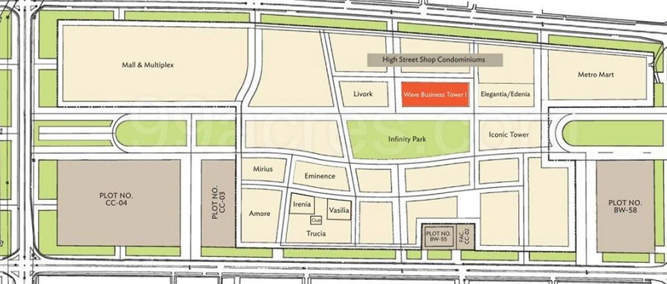 Images for Location Plan of Wave Business Tower 1