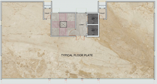 clusterPlan of Crescent Solitaire Business Park