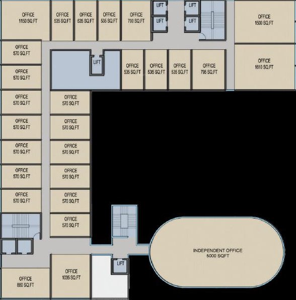 Images for Cluster Plan of Indo World Emporis Tower