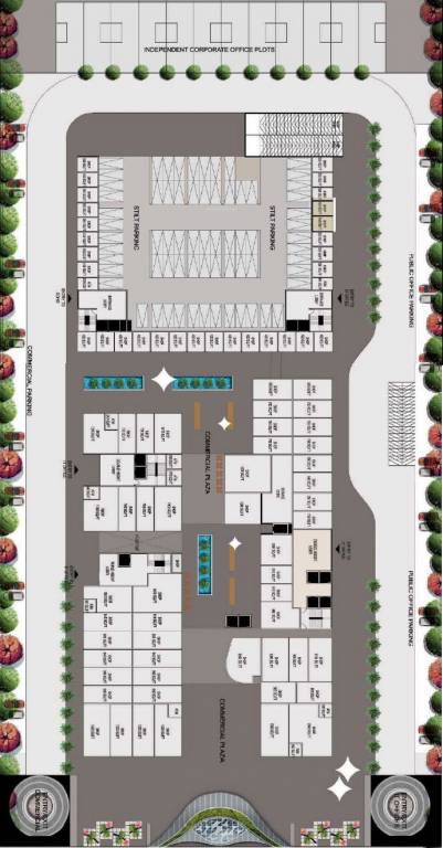 Images for Cluster Plan of Indo World Emporis Tower