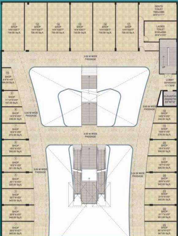 Images for Cluster Plan of Mahagun Mart