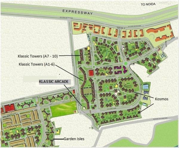 Images for Location Plan of Jaypee Klassic Arcade