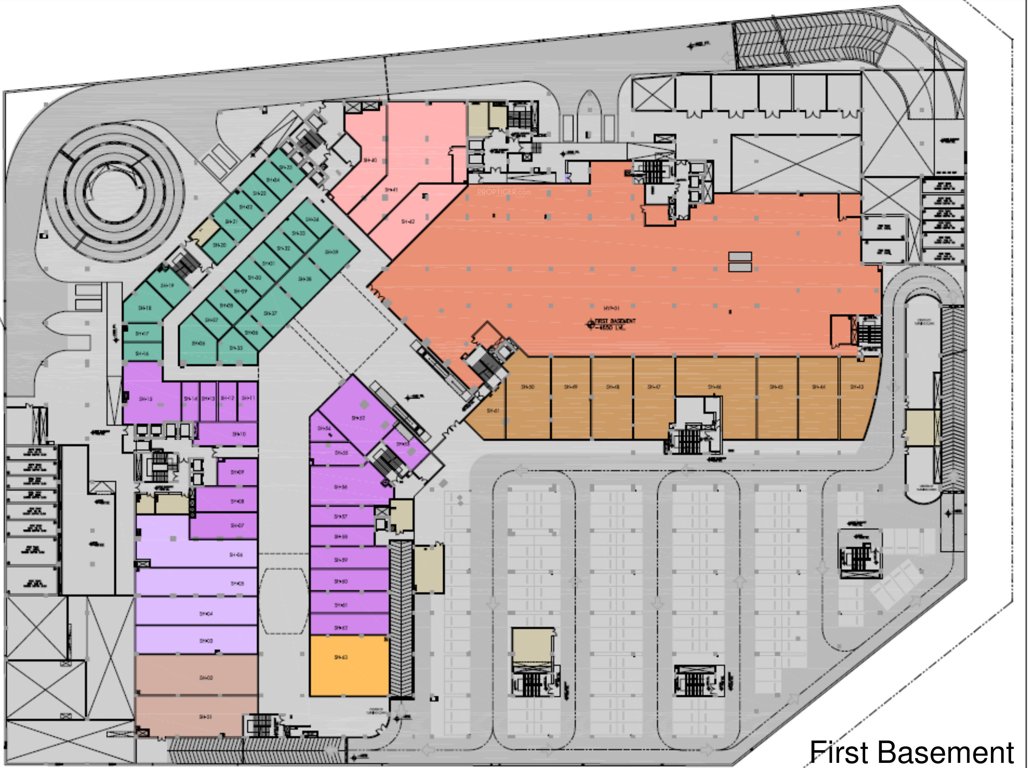 Images for Cluster Plan of Unitech Gardens Galleria