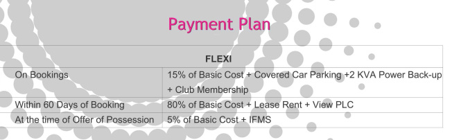 wisteria-noida Time Linked Payment (TLP) Payment Plan