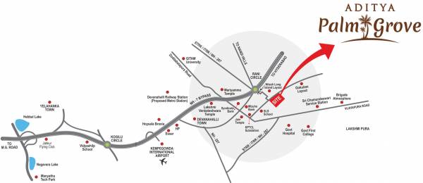 Images for Location Plan of Sri Aditya Palm Grove