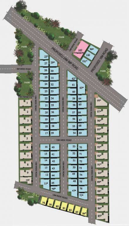 Images for Layout Plan of Corporate Sunvillas Phase III