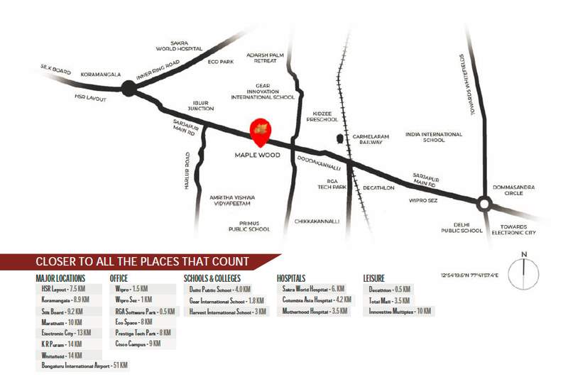  premier inspira maplewood Location Plan