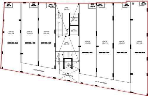 Images for Cluster Plan of Aatrey Rudra Elegance Commercial