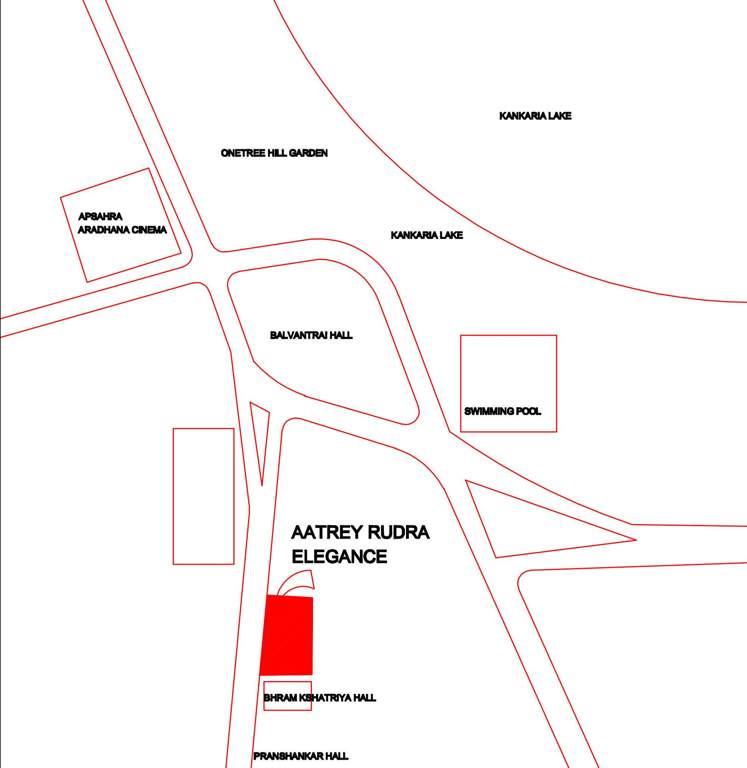 Images for Location Plan of Aatrey Rudra Elegance Commercial