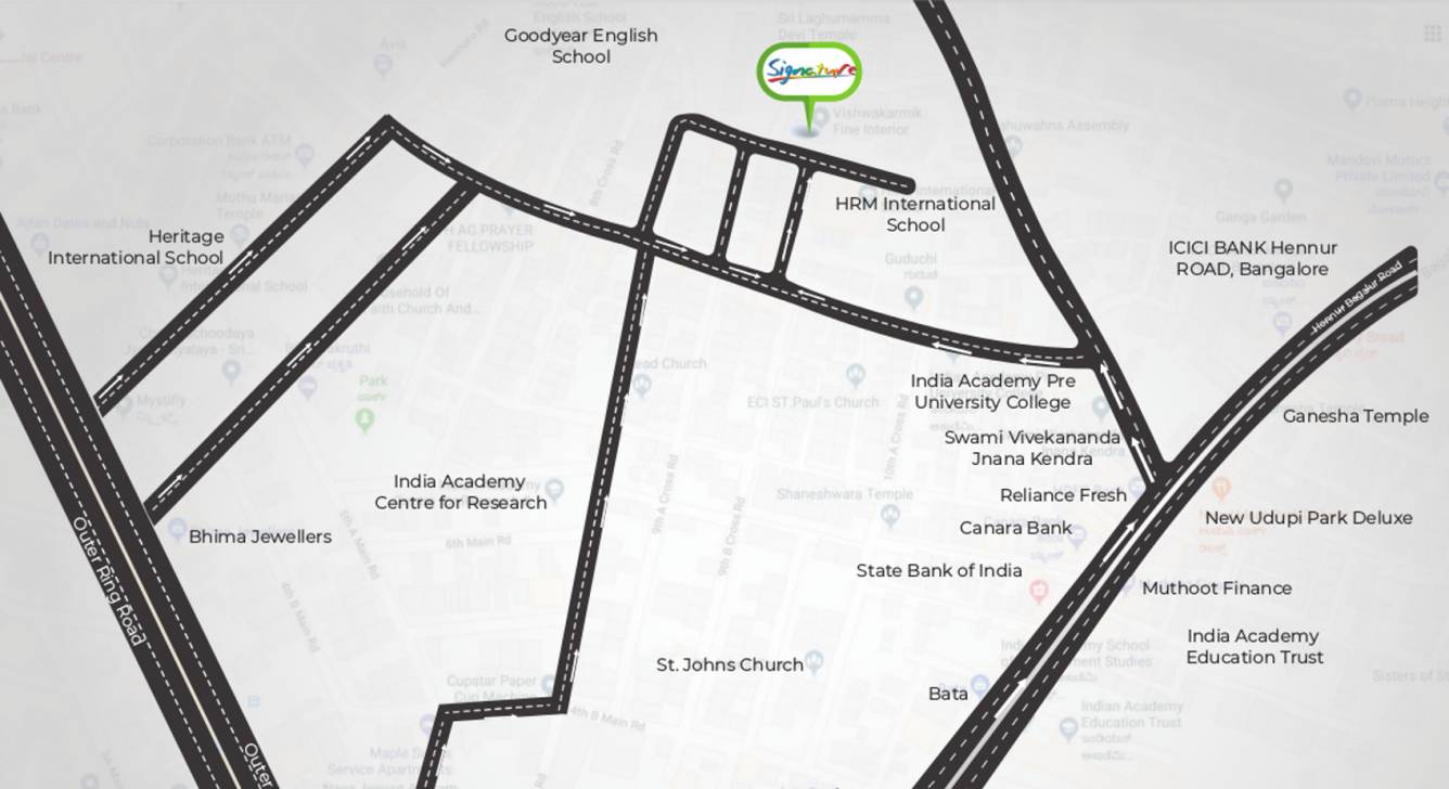 Images for Location Plan of Brindavan Signature