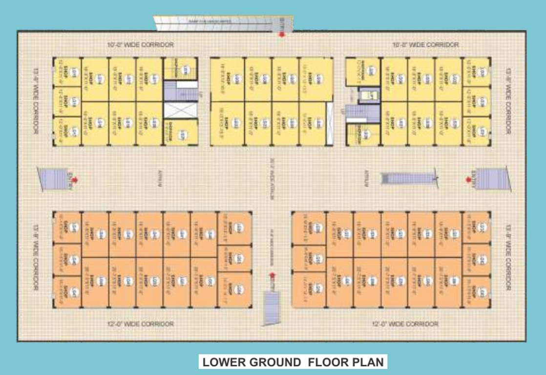 city plaza City Plaza Cluster Plan For Lower Ground Floor